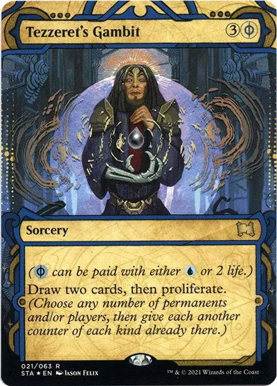 Tezzeret's Gambit - Foil Etched