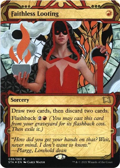 Faithless Looting - Foil Etched