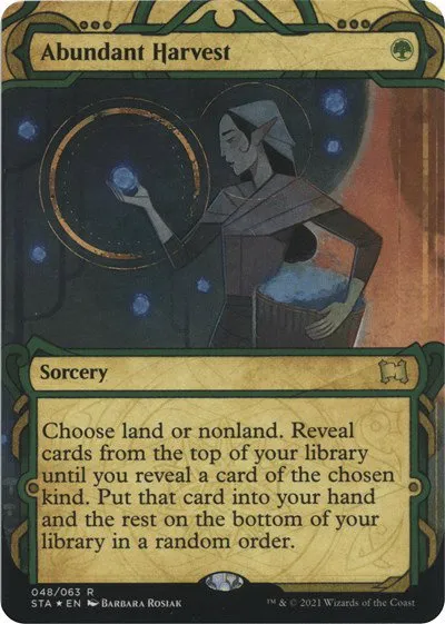 Abundant Harvest - Foil Etched