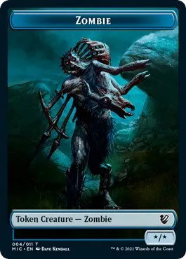 Zombie (004) // Zombie (005) Double-Sided Token