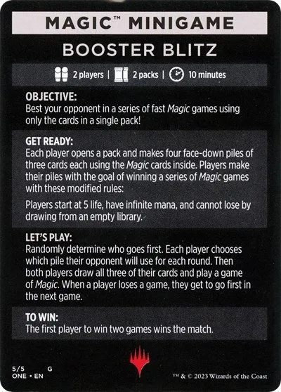 Magic Minigame: Booster Blitz - Normal Magic Minigame Booster 