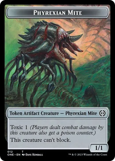 Phyrexian Mite Token - Normal Phyrexian Mite Token