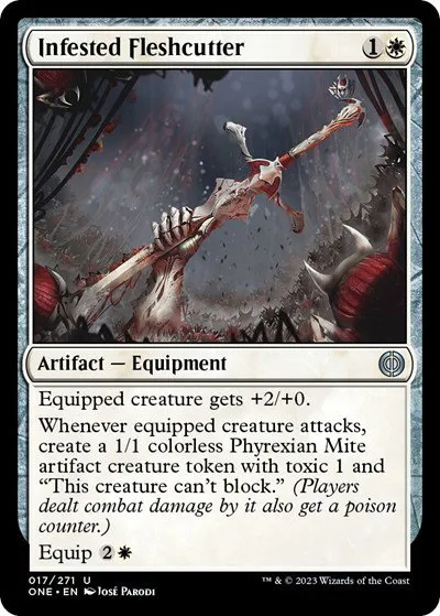Infested Fleshcutter - Foil