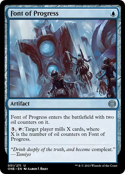 Font of Progress - Foil