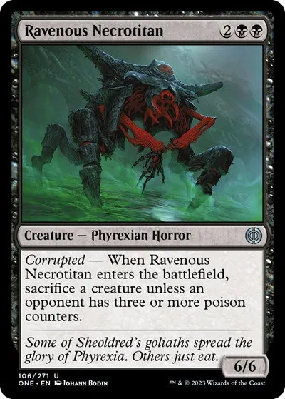 Ravenous Necrotitan - Foil