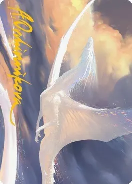 Timeless Dragon Art Card - Gold Stamped Signature