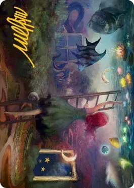 Lucid Dreams Art Card - Gold Stamped Signature