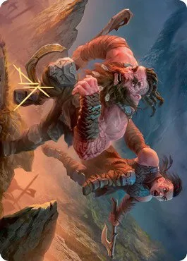 Dwarven Reinforcements Art Card - Gold Stamped Signature
