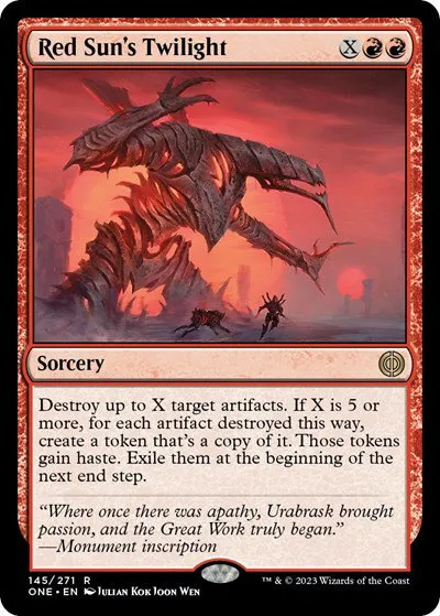 Red Sun's Twilight - Foil