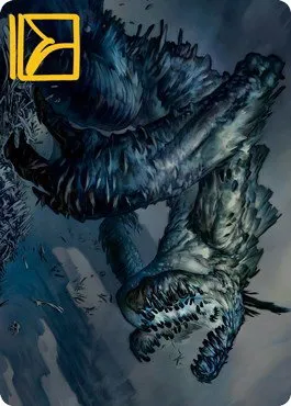 Necrogoyf Art Card - Gold Stamped Signature