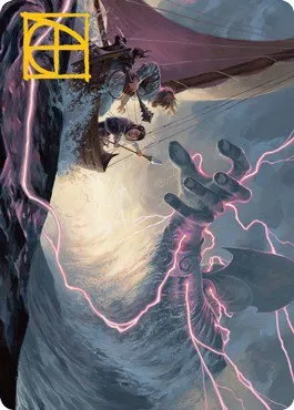 Hall of Storm Giants Art Card - Gold Stamped Signature