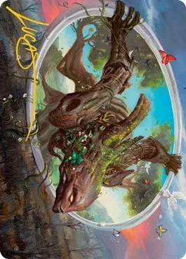 Gaea's Will Art Card - Gold Stamped Signature