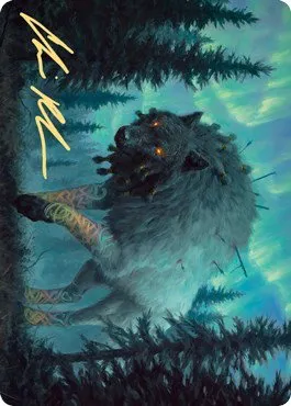 Sarulf, Realm Eater Art Card - Gold Stamped Signature