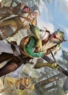 Wandering Troubadour Art Card