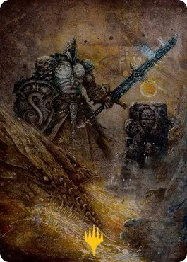 Dakkon, Shadow Slayer Art Card - Gold Stamped