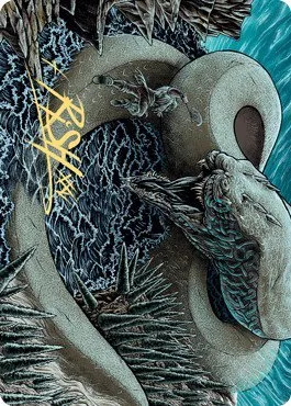 Koma, Cosmos Serpent Art Card - Gold Stamped Signature