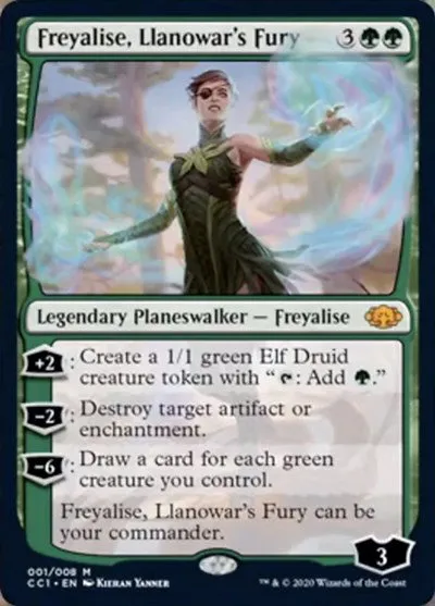Freyalise, Llanowar's Fury - Foil