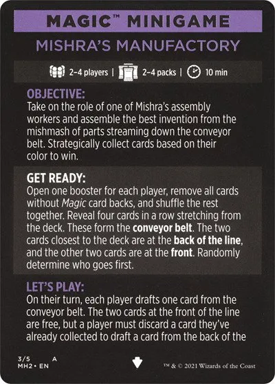 Magic Minigame: Mishra's Manufactory - Normal Magic Minigame Mishra S