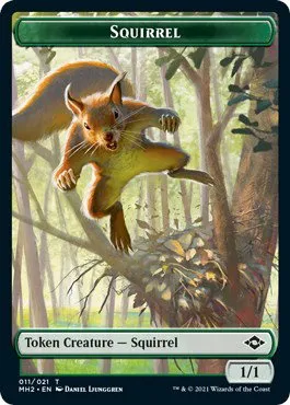 Squirrel // Phyrexian Germ Double-Sided Token