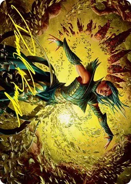 Dragonsguard Elite Art Card - Gold Stamped Signature