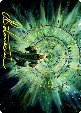 Verdant Mastery Art Card - Gold Stamped Signature