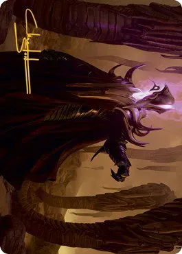 Extus, Oriq Overlord Art Card - Gold Stamped Signature