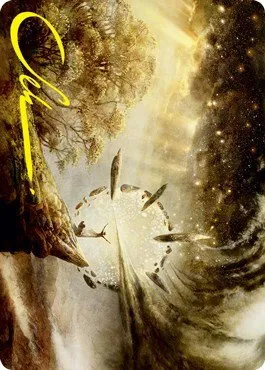 Harness Infinity Art Card - Gold Stamped Signature
