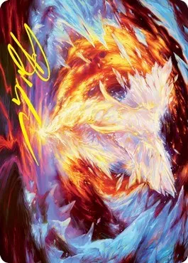 Magma Opus Art Card - Gold Stamped Signature