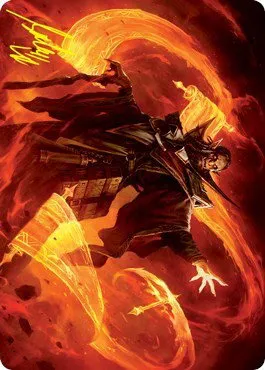 Plargg, Dean of Chaos Art Card - Gold Stamped Signature