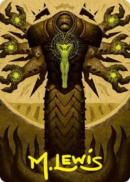 Inquisition of Kozilek Art Card - Gold Stamped Signature
