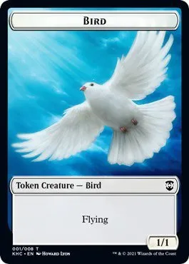 Bird // Spirit Double-Sided Token - Normal Bird Spirit Double Side
