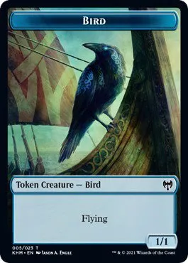 Bird (005) // Soldier Double-Sided Token - Normal Bird 005 Soldier Double