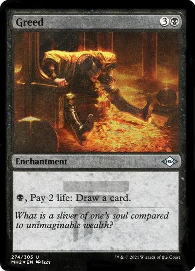 Greed - Foil Etched
