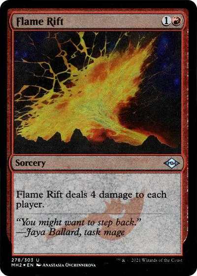 Flame Rift - Foil Etched