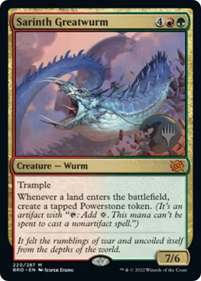 Sarinth Greatwurm - Foil