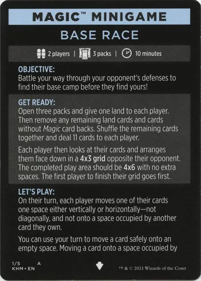 Magic Minigame: Base Race - Normal Magic Minigame Base Rac