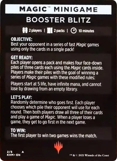 Magic Minigame: Booster Blitz - Normal Magic Minigame Booster 