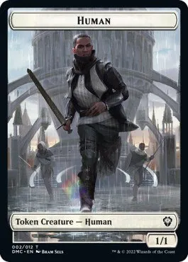 Human // Snake Double-Sided Token