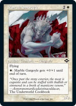 Marble Gargoyle - Foil Etched