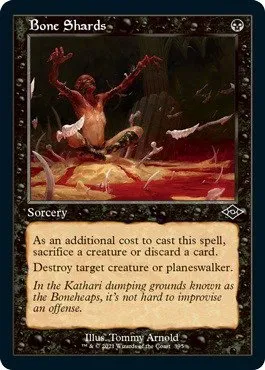 Bone Shards - Foil Etched