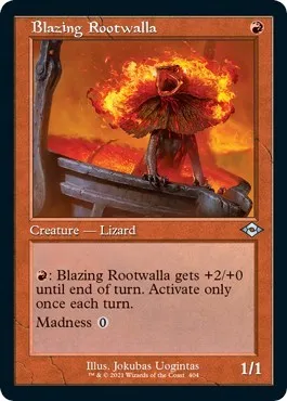 Blazing Rootwalla - Foil Etched