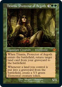 Titania, Protector of Argoth - Foil Etched