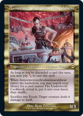 Asmoranomardicadaistinaculdacar - Foil Etched
