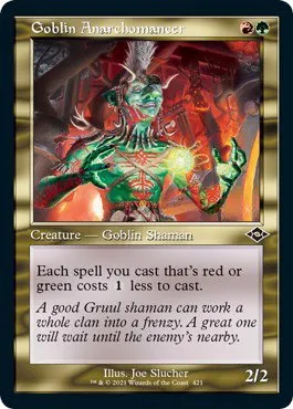 Goblin Anarchomancer - Foil Etched