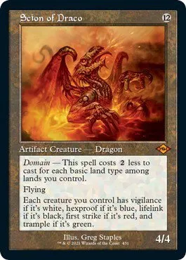 Scion of Draco - Foil Etched