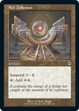 Sol Talisman - Foil Etched