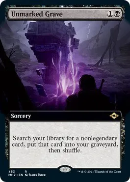 Unmarked Grave - Foil