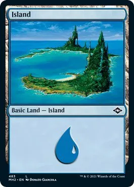 Island - Foil Etched