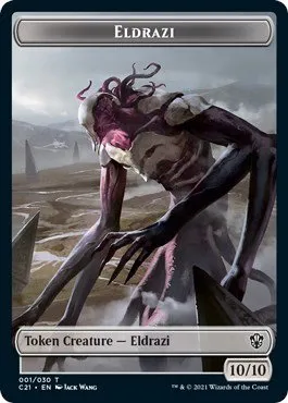 Eldrazi // Champion of Wits Double-Sided Token