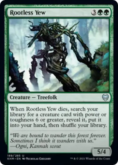 Rootless Yew - Foil
